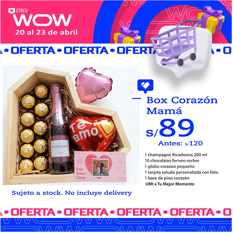 Box Corazón Mamá